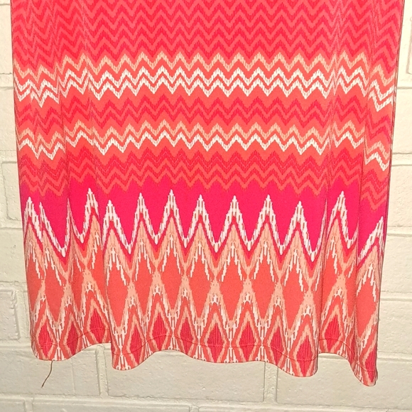 Donna Morgan Beautiful Vibrant 3/4 Sleeve Midi Dress. NWOT - Picture 5 of 9